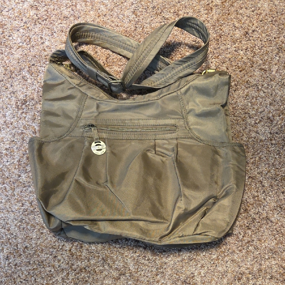 Travelon Olive Shoulder Bag